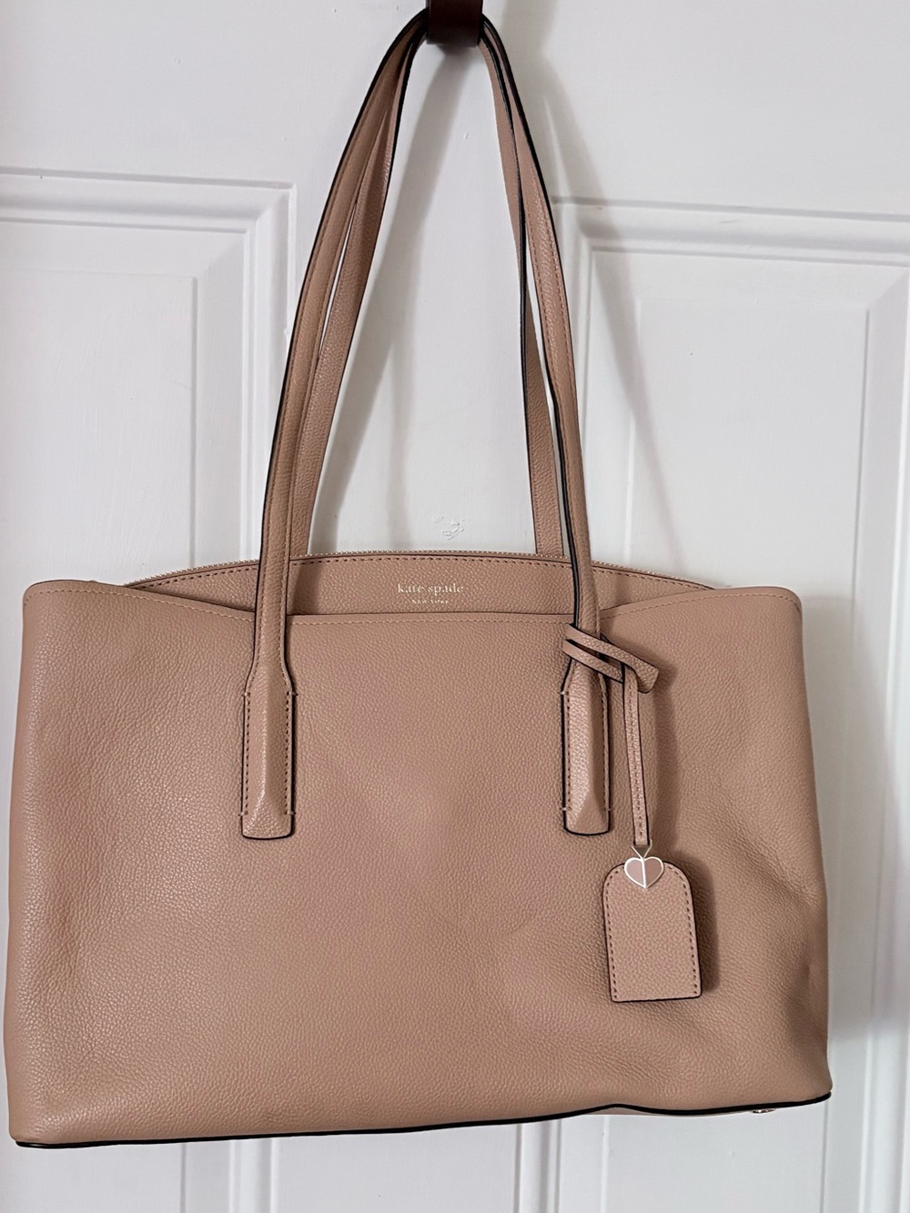 kate spade Blush Pebbled Leather Tote